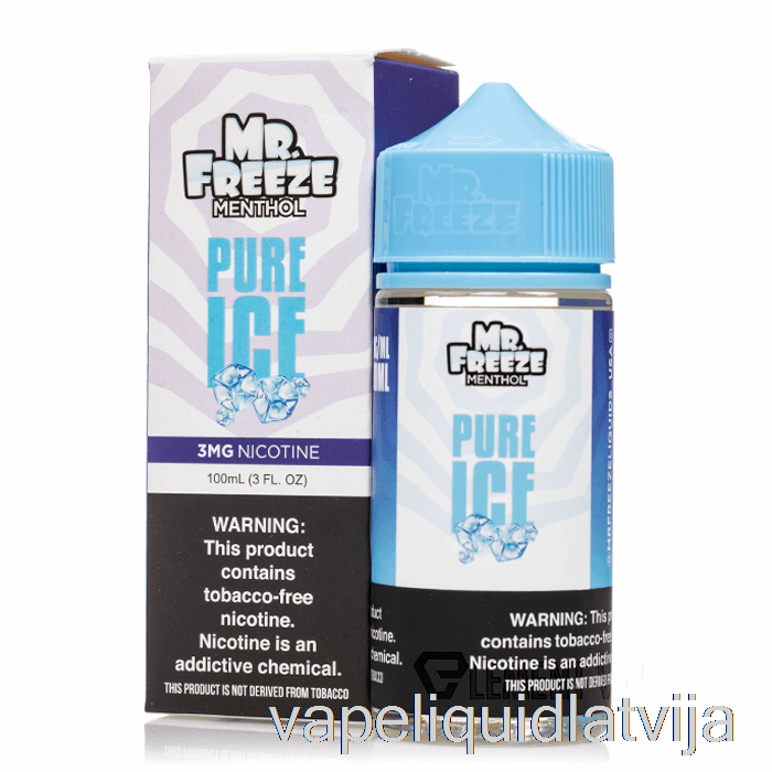 Tīrs Ledus - Mr Freeze - 100ml 0mg Vape šķidrums